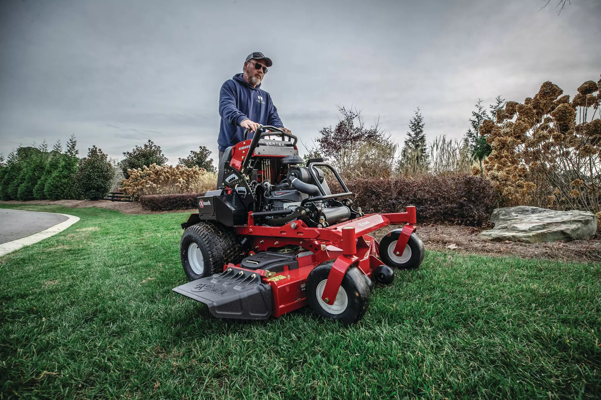 A hero image of a mower.