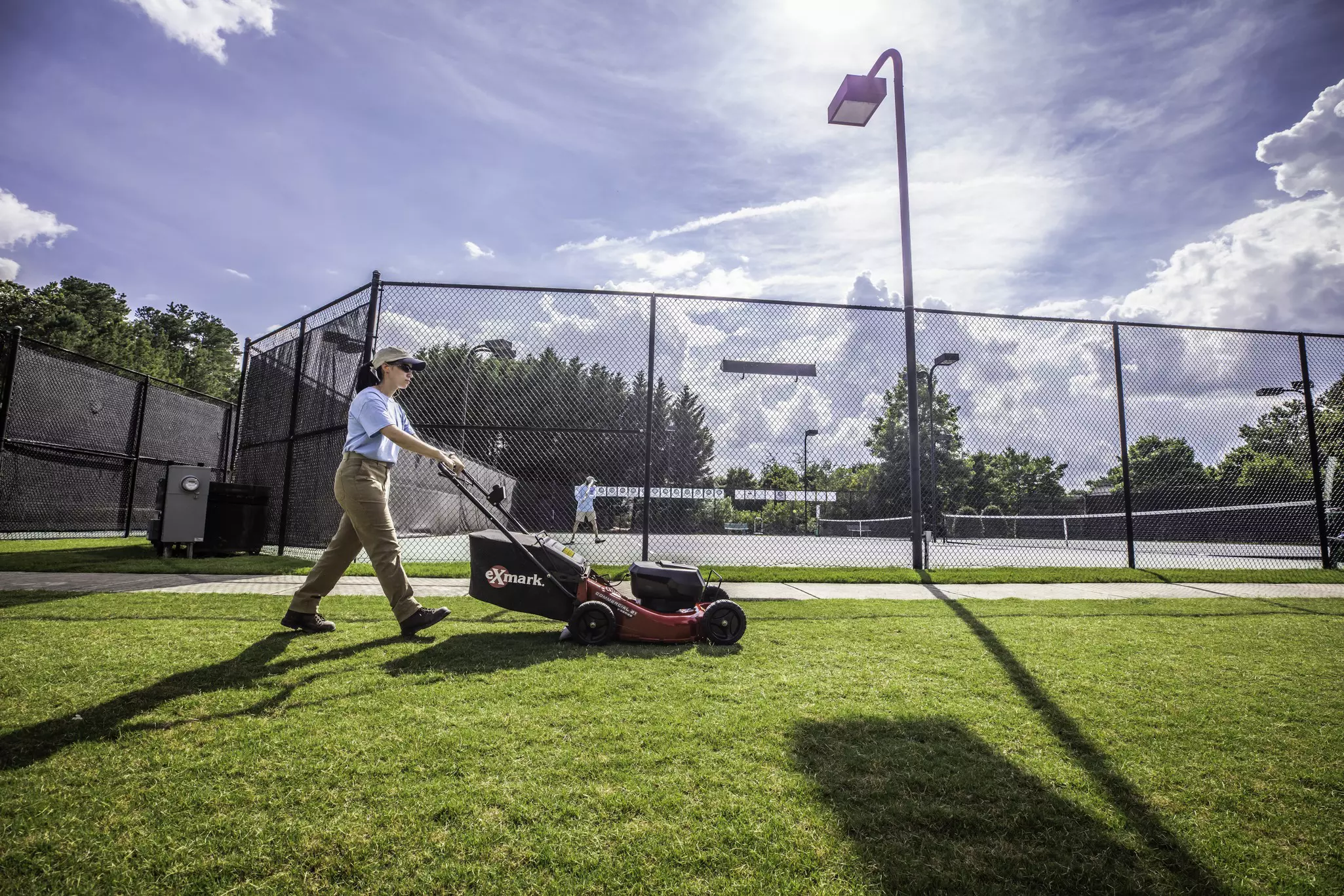 A hero image of a mower.