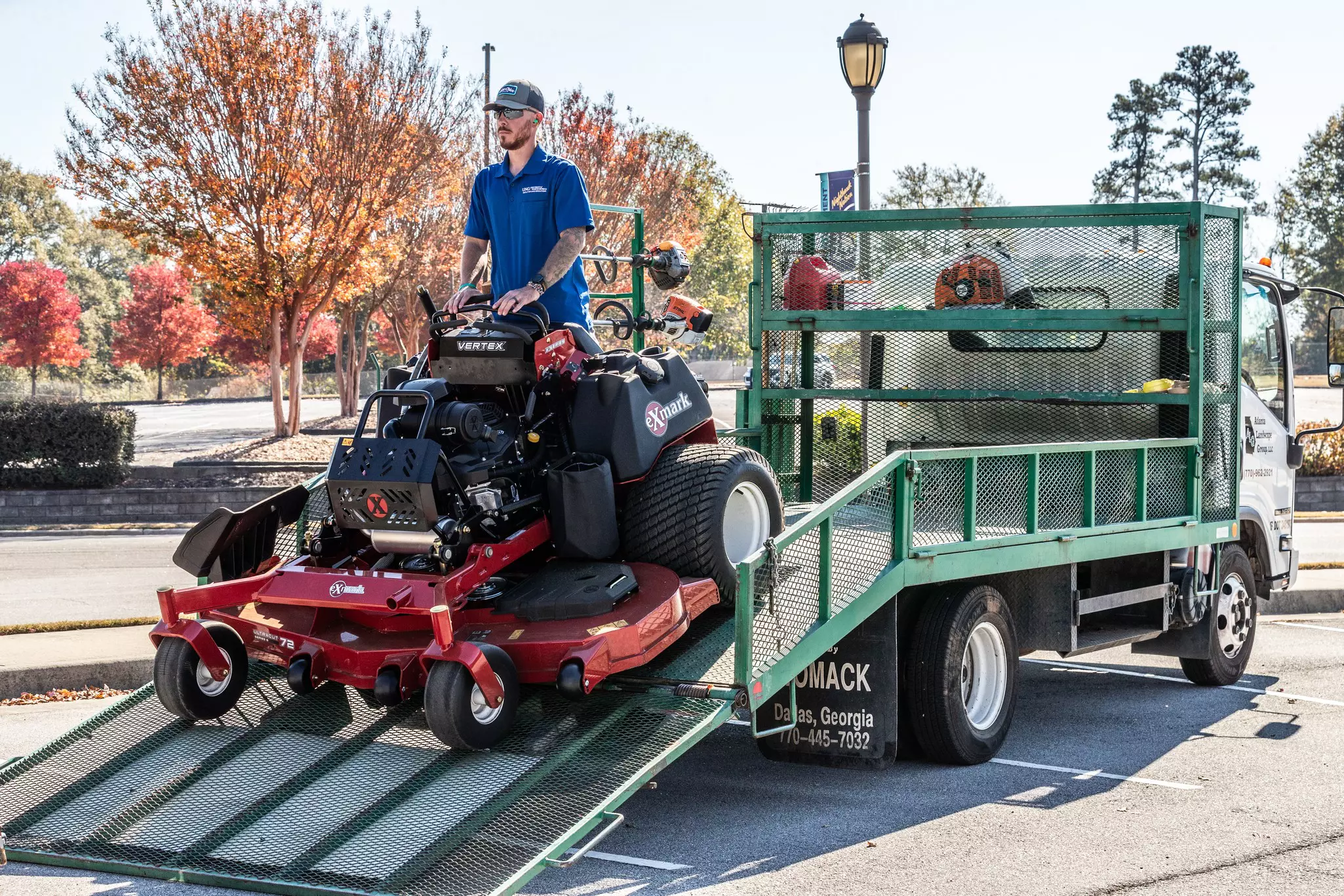 Vertex X-Series on trailer