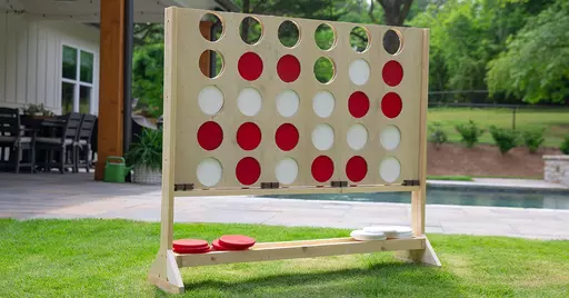 DIY Four-in-a-Row Game