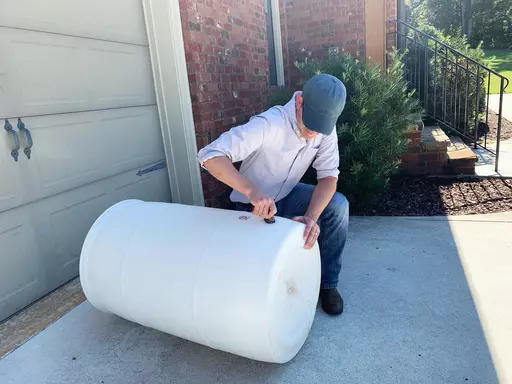 Doug Scott Making a Rain Barrel
