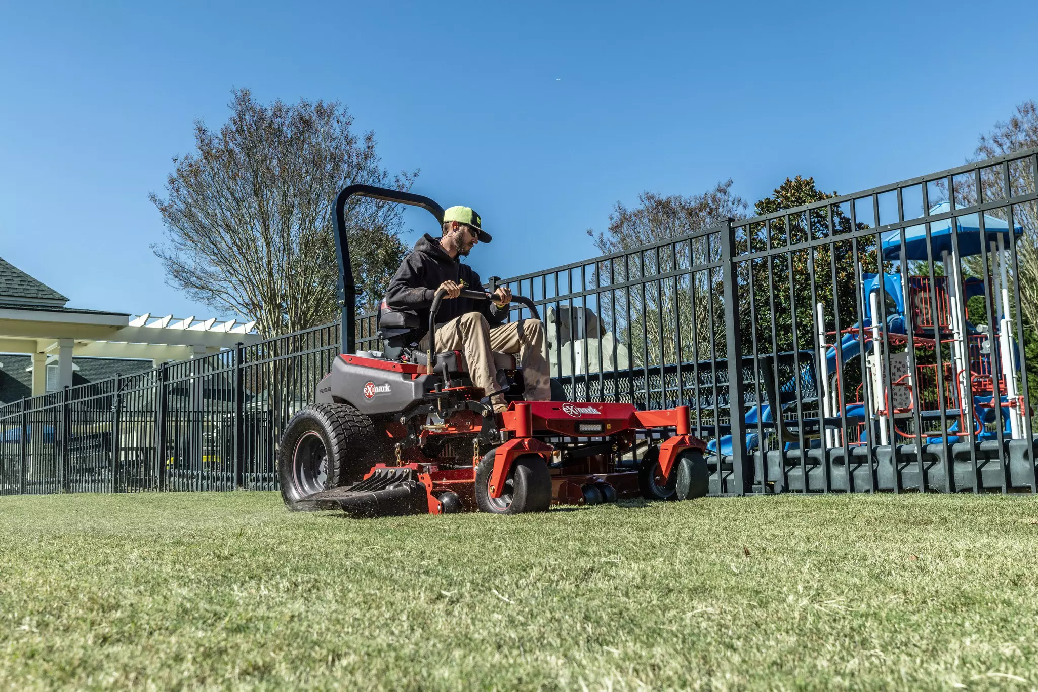 A hero image of a mower.